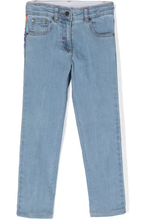 Stella McCartney Straight-Leg-Jeans mit Logo-Detail