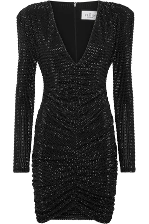 Philipp Plein Minikleid mit Schulterpolstern