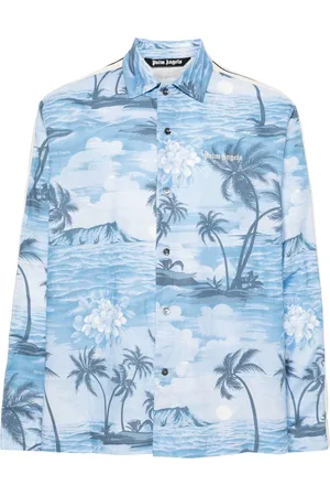 Palm Angels Sunset Hemd mit grafischem Print