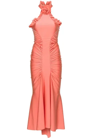 Serafini Maxikleid mit Neckholder
