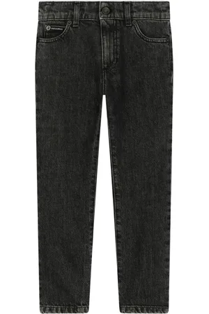 Dolce & Gabbana Skinny-Jeans mit Logo-Schild
