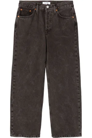 RE/DONE Halbhohe Wide-Leg-Jeans