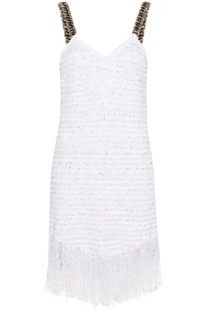 Balmain Minikleid mit Fransen