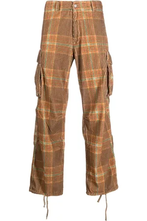 ERL Karierte Wide-Leg-Hose