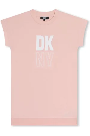 DKNY Kleid aus Bio-Baumwolle mit Logo-Print