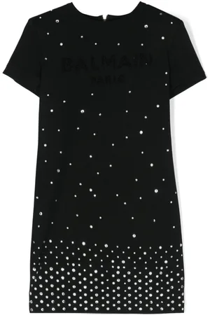 Balmain Kleid mit Strass