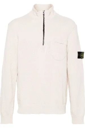 Stone Island Pullover mit Kompass-Patch