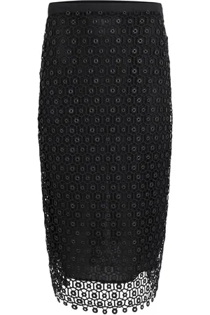 Simkhai Karolina Midirock mit Lochstrickmuster