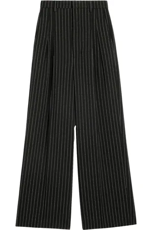 Ami Weite Hose mit Nadelstreifen