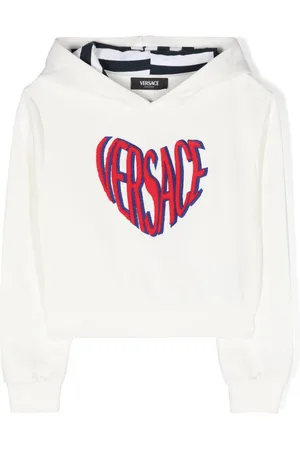 VERSACE Hoodie mit Logo-Stickerei