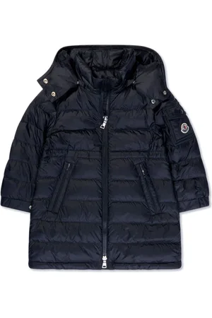 Moncler Gefütterte Jacke mit Logo-Applikation