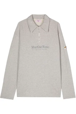 MARTINE ROSE Poloshirt mit Logo-Stickerei