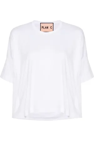 Plan C Drapiertes T-Shirt