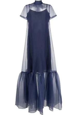 Staud Calunna Organza-Maxikleid