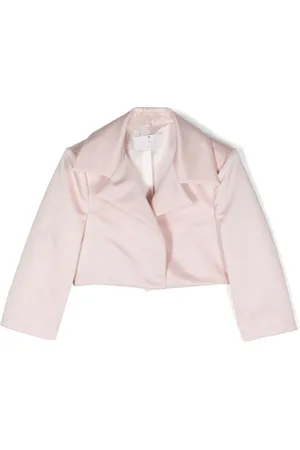 COLORICHIARI Satinjacke mit langen Ärmeln