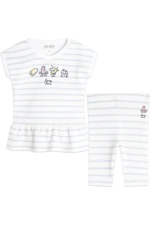 Kenzo Gestreiftes Kleid-Set