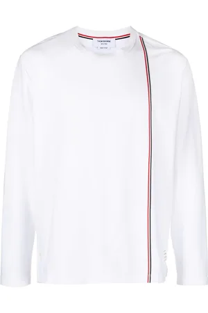 Thom Browne T-Shirt mit RWB-Streifen