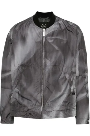 44 Label Group Crinkle Bomberjacke mit grafischem Print
