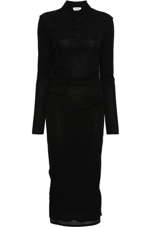 Nanushka Verity Maxikleid mit Raffung
