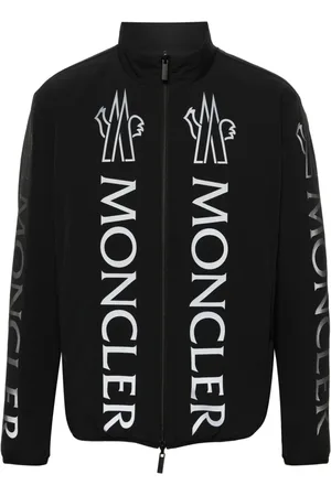 Moncler Gefütterte Ponset Jacke mit Logo-Print