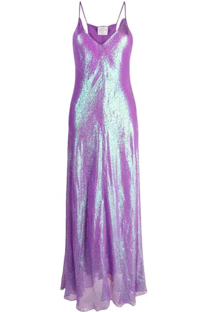 FORTE FORTE Maxikleid mit schillerndem Design