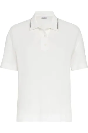 Brunello Cucinelli T-Shirt mit Monili-Kettendetail