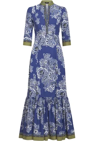 Etro Maxikleid mit Blumen-Print