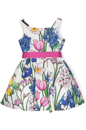 COLORICHIARI Kleid mit Blumen-Print