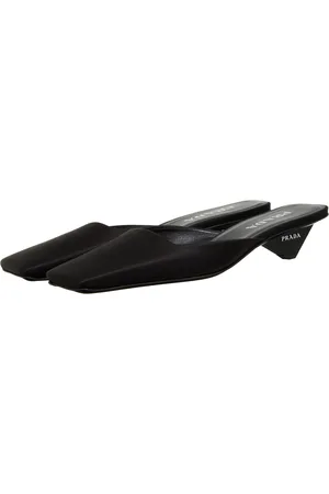 Prada Slipper & Pantoletten - Satin Sabots - Gr. 37 (EU) - in - für Damen