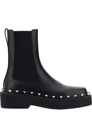 VALENTINO GARAVANI Stiefel & Boots - Platform Plain Toe Round Boots - Gr. 37 (EU) - in - für Damen