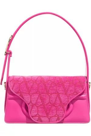 VALENTINO GARAVANI Damen Handtaschen - Tote Bags La Petite Deuxieme Shoulder Bag Toile Iconographe - in pink - Henkeltasche für Damen
