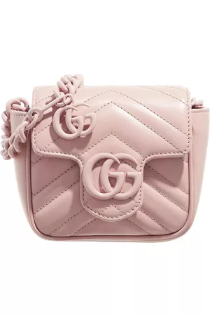 Gucci Damen Umhängetaschen - Crossbody Bags GG Marmont Belt Bag - in rosa - Umhängetasche für Damen