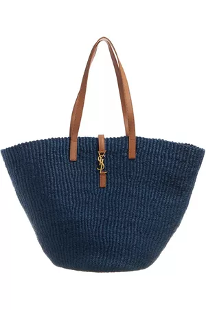 Saint Laurent Damen Umhängetaschen - Crossbody Bags Panier Shopping Bag - in blau - Umhängetasche für Damen