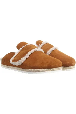 Espadrij l´originale Slipper & Pantoletten - Cloq Velour Teddy Luxe - Gr. 39 (EU) - in - für Damen