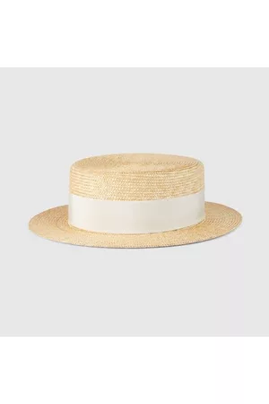 Gucci Damen Hüte - Hut Aus Bast Mit Breiter Krempe, Grösse L