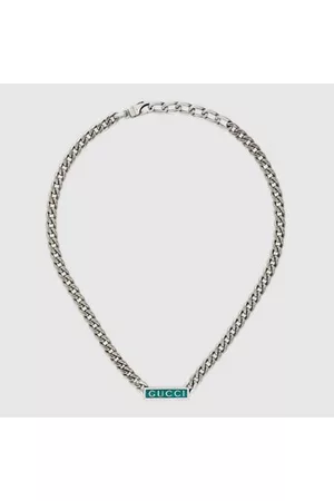 Gucci Halsketten - Halskette Mit Email-Detail Und Logo