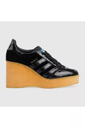 Gucci Damen Sneakers - Adidas X Gazelle Damensneaker Mit Keilabsatz, Grösse 36.5 IT