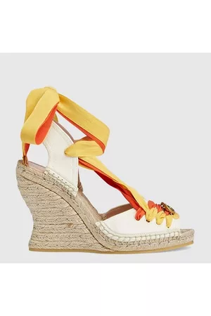 Gucci Damen Espadrilles - Damenespadrille-Sandale, Grösse 39.5 IT