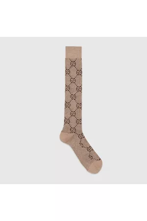 Gucci Damen Socken & Strümpfe - GG Socken Aus Lamé, Grösse S