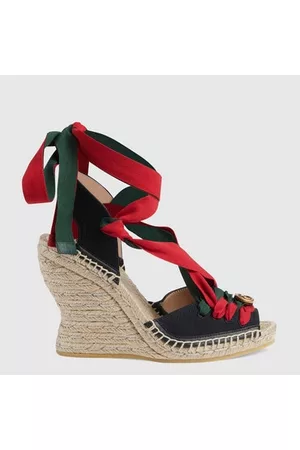 Gucci Damen Espadrilles - Damenespadrille-Sandale, Grösse 39.5 IT
