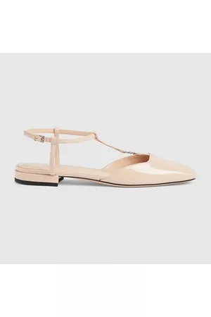 Gucci Damen Ballerinas - Damenballerina Mit Doppel G, Grösse 35.5 IT