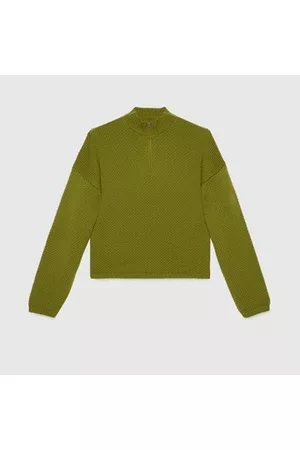 Gucci Pullover - Strukturierter Pullover Mit Viertelreißverschluss, Grösse S