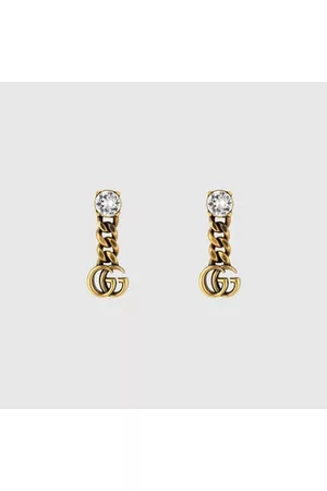 Gucci Damen Ohrringe - Ohrringe Mit GG Und Kristallen