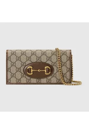 Gucci Damen Slips - Horsebit 1955 Brieftasche Mit Kettenriemen