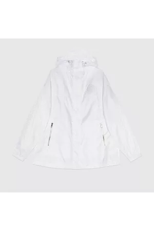Gucci Damen Jacquard Jacken - Jacke Aus Nylon Mit GG Jacquard, Grösse 38 IT