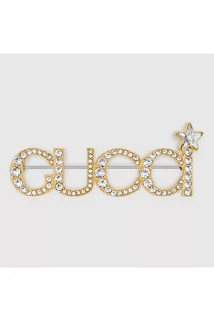 Gucci Damen Broschen - Brosche Mit Aus Kristallen