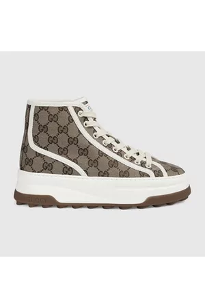 Gucci Damen Sneakers - High-Top-Damensneaker Mit GG, Grösse 36.5 IT