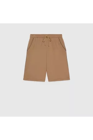 Gucci Damen Shorts - Shorts Aus Baumwolljersey Mit Stickerei, Grösse S