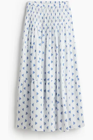 H&M Bestickter Maxirock