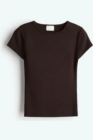 H&M T-Shirt aus Feinstrick